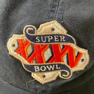 NFL Super Bowl 2001 XXV Navy Blue Snap Back Hat